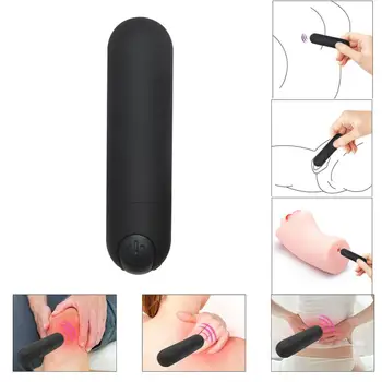 10 Greičio Mini Vibratorius Kulka USB Įkrovimo G-spot Massager Galingas Piršto Dizaino Stiprios Vibracijos Sekso Žaislai Moterims