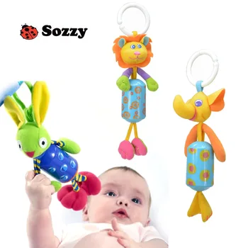 1pcs Naujų Žaislų Mobiliojo Kūdikių Pliušinis Sozzy Lova Vėjo Varpeliais, Barškučių Bell Žaislas Vežimėlis Naujagimiui Didmeninės