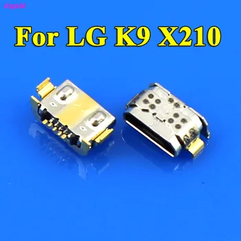 50 / 100VNT Už LG K9 X210 LM-X210EM LMX210EM Krovimo, Mikro USB Jungtis jungties Lizdas Micro USB, Įkroviklio Lizdas