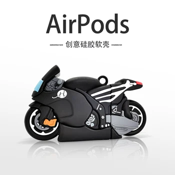Airpods Apsaugos Atveju 3D Mielas Ausinės Atveju Airpods1/2 Mielas Silikono Boxs už Airpods Laikymo Dėžutė Minkštas Kūrybinis Dizainas