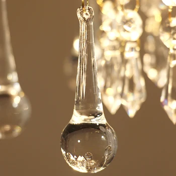 Amerikietiško stiliaus kaimo kūrybinė asmenybė Sieniniai šviestuvai paprasta kristalų vieno miegamojo balkonas įėjimas kristalų lempos LU71239