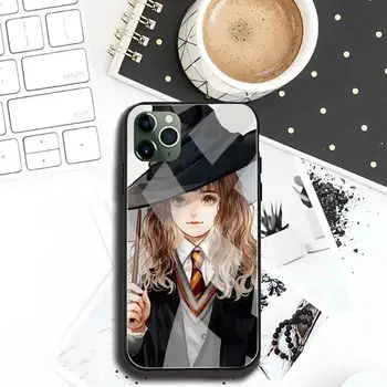 Amžinai Hogwart Harries Poteris Komiksų Telefono dėklas Grūdintas Stiklas iPhone 11 Pro XR XS MAX 8 X 7 6S 6 Plus SE 2020 atveju