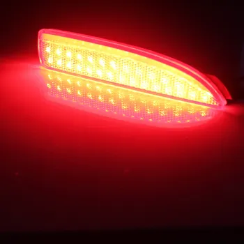 ANGRONG 2X Galinio Bamperio Atšvaito LED Liekamosios Stabdymo Stabdžių Šviesos Mazda 2 DY 2003-07 Už Mazda 5 CR19 Axela Atenza