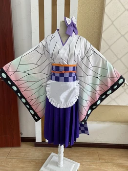 Anime Demon Slayer:Kimetsu nr. Yaiba Kochou Shinobu kambarinės apranga lolita dress Cosplay Kostiumų individualų