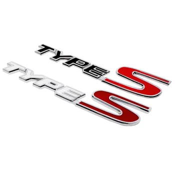 Automobilių Reikmenys Lipdukas Ženklelis Tipas-S Tipas S Logotipas Metalo Emblema Lipdukai Jaguar X-Type F-Tipo XE XFR-S XKR XFR XJ SVR XF XJ