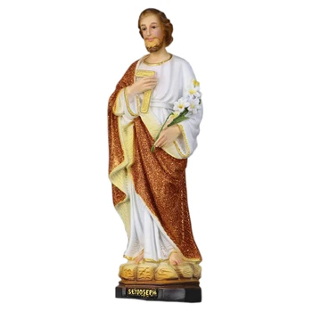 Derva Stalo Statula Dekoratyvinės Statulėlės Pav Our Lady of Lourdes Mergelės Marijos Statula Romos Katalikų Skulptūros Aukštis 30cm