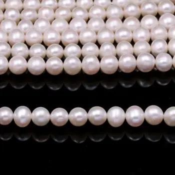 Didmeninė Natūralių Gėlavandenių Perlų Duobute Apvalios Formos Prarasti Tarpiklis Karoliukai Papuošalai Priėmimo 