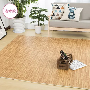 GreenSun prekės karšto pardavimo 8pcs medienos Blokavimo grindų kilimėlis EVA putos 60*60*1.2 cm