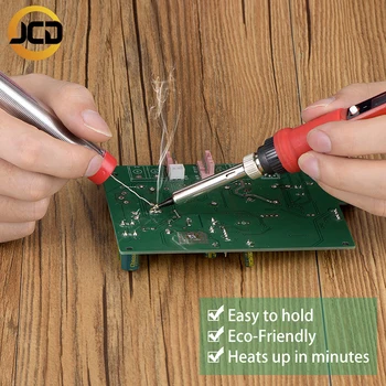 JCD 908S Aukštos Kokybės Pramoninės Klasės Dulkių lituoklio LCD Temperatūros Kontrolės Lengva Saugoti Suvirinimo Perdarymas Įrankių Rinkinys