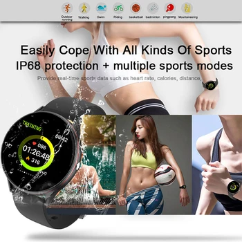 LIGE Vyrų Smart Laikrodžiai Moterims, Širdies ritmas, Kraujo Spaudimas Vandeniui Smartwatch 