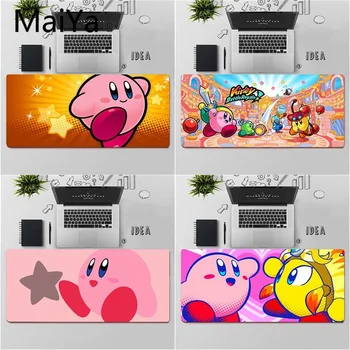 Maiya Aukščiausios Kokybės Mielas Animacinių filmų Kirby žaidėjus žaisti kilimėliai Kilimėlis Nemokamas Pristatymas Didelis, Mouse Pad Klaviatūros Kilimėlis