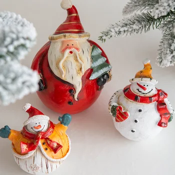 [MGT] Nordic Kalėdų Senį Santa Claus Dervos Apdailos Statula Namų Dekoro Kambarį Darbalaukio Vaikų Dovanų