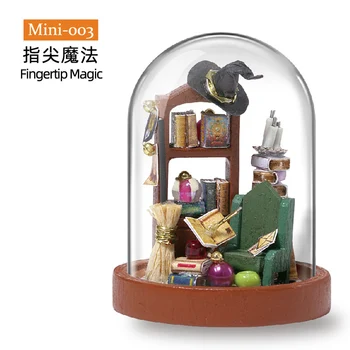 Miniatiūriniai Lėlių Kolekcijos Amatų Kūrybinės Modelis Pastatas su Baldai Rinkiniai 