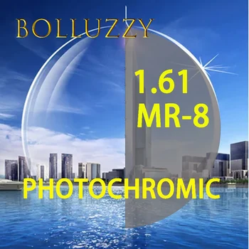 MR-8 1.61 indeksas taškus optinis photochromic HMC receptas aukštos kokybės akinių lęšiai, specialiai sukonstruotas Korėja stilius vyras ir moteris