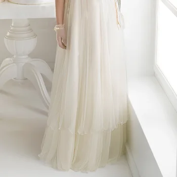 Nauja Elegantiška Baltos spalvos Nėrinių Gėlių Mergaitės Suknelė Vestuvėms ilgomis Rankovėmis Kamuolys Suknelė Mergina Šalies Bendrystės Inscenizacija Suknelė Vestidos
