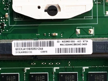 Naujas 60-NDOMB1B00-A03 X55VD REV: 2.2 UMA i5 DIMM motininės Plokštės sisteminės plokštės w/ 4G RAM 90R-NDOMB1B00U už ASUS X75A Nešiojamieji kompiuteriai