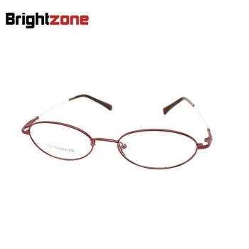 Nemokamas Pristatymas Ovalo Formos Metalo Visiškai Mažas Veido Recepto Optinių Akinių, Akinių Rėmeliai B1701 oculos de grau akiniai