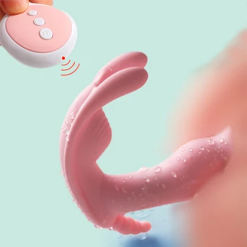 Nešiojami Drugelis Dildo Vibratorius Suaugusiųjų Sekso Žaislai Moterims, G Spot Klitorio Stimuliatorius Belaidžio Nuotolinio Valdymo Vibratorius Kelnaitės