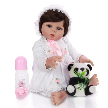NPK Mielas Kūdikis Reborn Mergina Lėlės Visą Silikono Kūno Tikroviška Bonecas Naujagimių Princesė bebes atgimsta Maudytis Žaislas Gimtadienio dovana