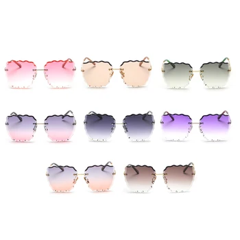 Peekaboo moterų taškus akiniai nuo saulės moterų 2019 mados stilius ruda žalia didelis aikštėje saulės akiniai ponios priedai uv400