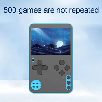Portable Nešiojamą Žaidimų Konsolę, Build-in 500 Žaidimai-Ultra Plonas Kortų Žaidimas Retro Vaizdo Žaidimų Konsolės Geros Dovanos Vaikams ir Suaugusiems