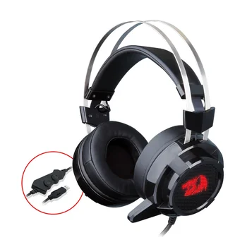 Redragon H301 SIREN2 7.1 USB Žaidimų Ausinės Kanalo Erdvinį Stereo Vibracija, Triukšmas Atšaukimas Per Ear Ausines su Mic