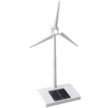 Saulės energija Varomas vėjo malūnas Žaislas 3D vėjo malūnas Modelio Švietimo Įdomus Mokslas Žaislai ABS Plastiko Vėjo Turbinų Vaikams Berniukas Žaislai, Dėlionės