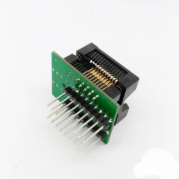 SOP18 SOIC18 SO18 į DIP18 Programavimo pin adapteris Pikis 1.27 mm IC Kūno Plotis-7,5 mm 300mil IC Bandymų Lizdas atidarykite viršų ZIF adapteris