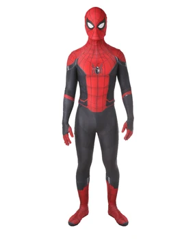 Suaugę Vaikai Toli Nuo Namų Peter Parker Cosplay Kostiumų Zentai Lycra Spandex Helovinas Kostiumas SuperHero Bodysuit Jumpsuit