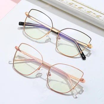 Swanwick mėlynos šviesos blokavimas akinius cat eye moterų kompiuterių optiniai akiniai reikmenys ponios black gold vintage stiliaus 2021
