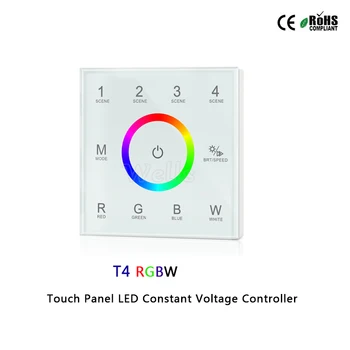 T1/T2/T3/T4 2.4 G, prie Sienos tvirtinamas lietimui LED, Pastovios Įtampos Reguliatorius viena spalva/spalvos temperatūra/RGB/RGBW led juostos