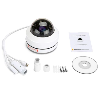 TOMLOV Mini 4MP PTZ HD IP vaizdo Kameros Lauko POE Saugumo Dome Kamera, 4mm fiksuotas fokusavimas Visos Onvif Tinklo IR Naktį Saugumo VAIZDO Kamera