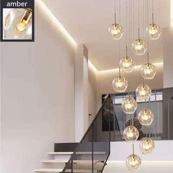 šiuolaikinių LED pakabukas lempa, LED E27 asmenybės Kabo Pakabukas Šviesos Vieno galvos restoranas šviesos Dvipusis villa Koridoriaus AC85-265V
